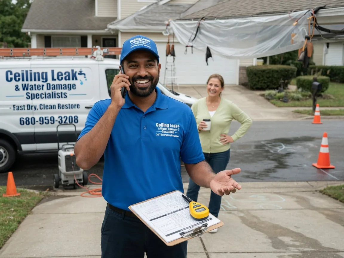 Ceiling Leak Cleanup Lagrange, WY FAQs